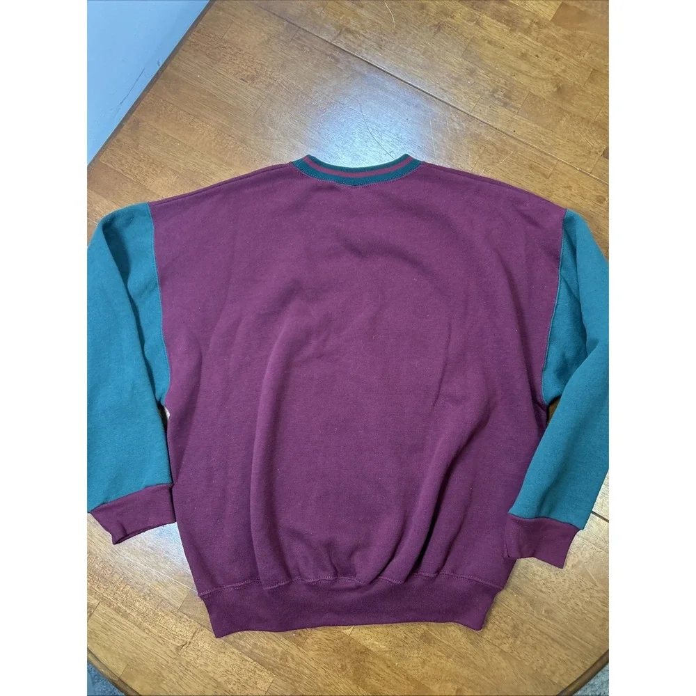 Vintage HL Miller Gold Pullover Sweatshirt Men's Size XL Made In USA Golf Red - Picture 9 of 12